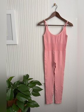 Spiritual Gangster Light Pink Jumpsuit Bodysuit Leggings